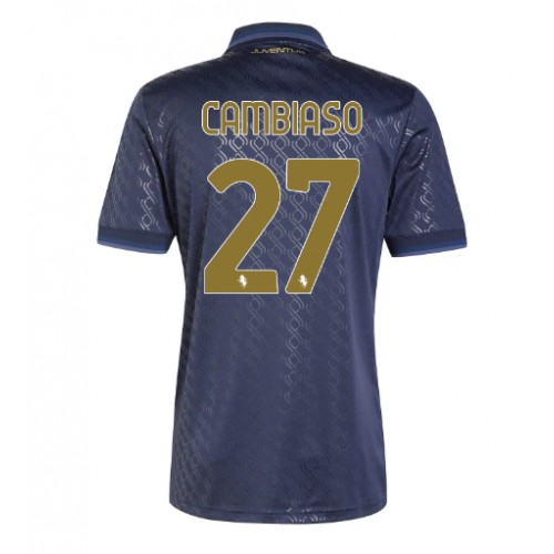 Moški Nogometni dresi Juventus Andrea Cambiaso #27 Tretji 2024-25 Kratek Rokav